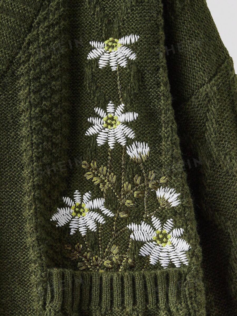 Cardigan Feminino Flower