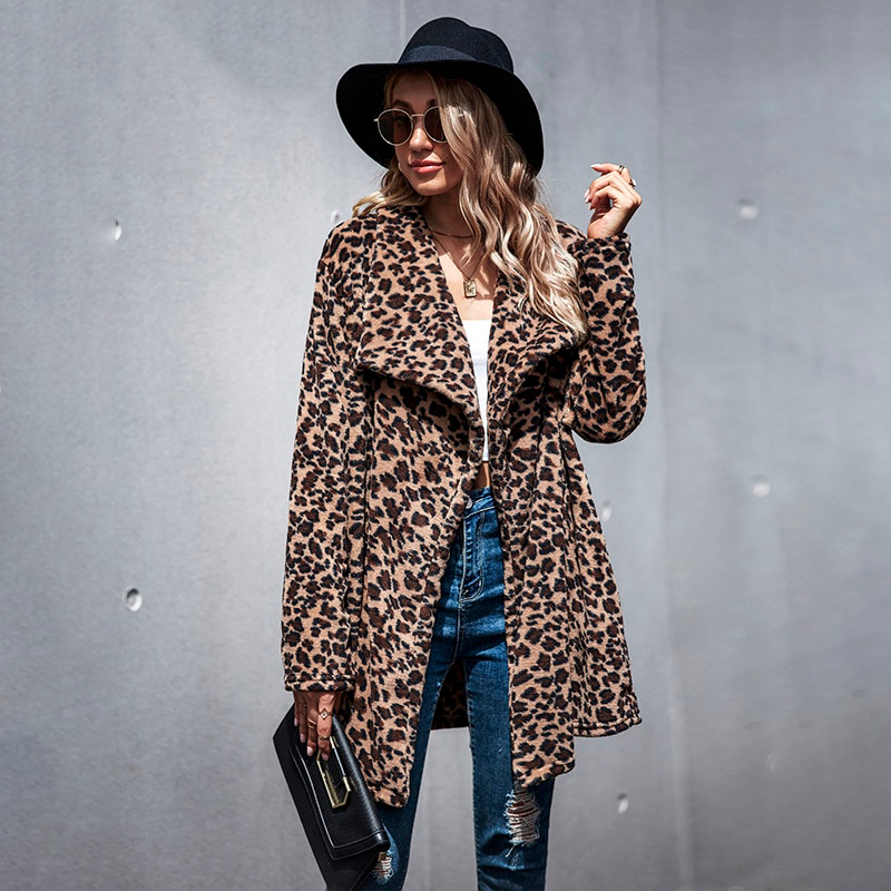 Cardigan Feminino Leopardo