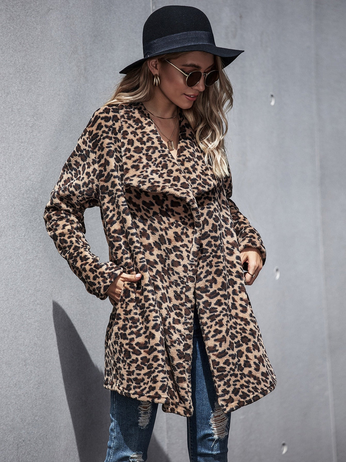 Cardigan Feminino Leopardo